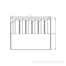 Hydraulic Hose Ferrule 00400